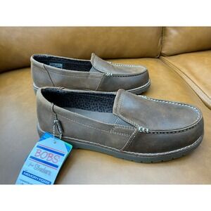 Skechers BOBS Chill Lugs Loafers Womens 7 Brown New Memory Foam Vegan